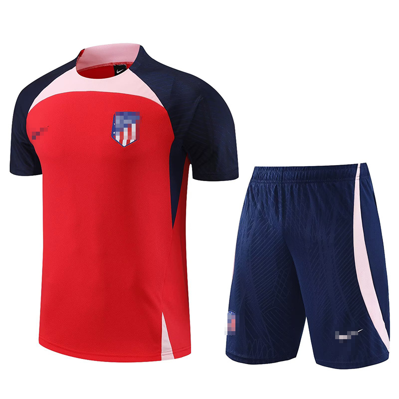 Camiseta de Entrenamiento de Atlético de Madrid 2023/2024 Rojo/Azul Marino